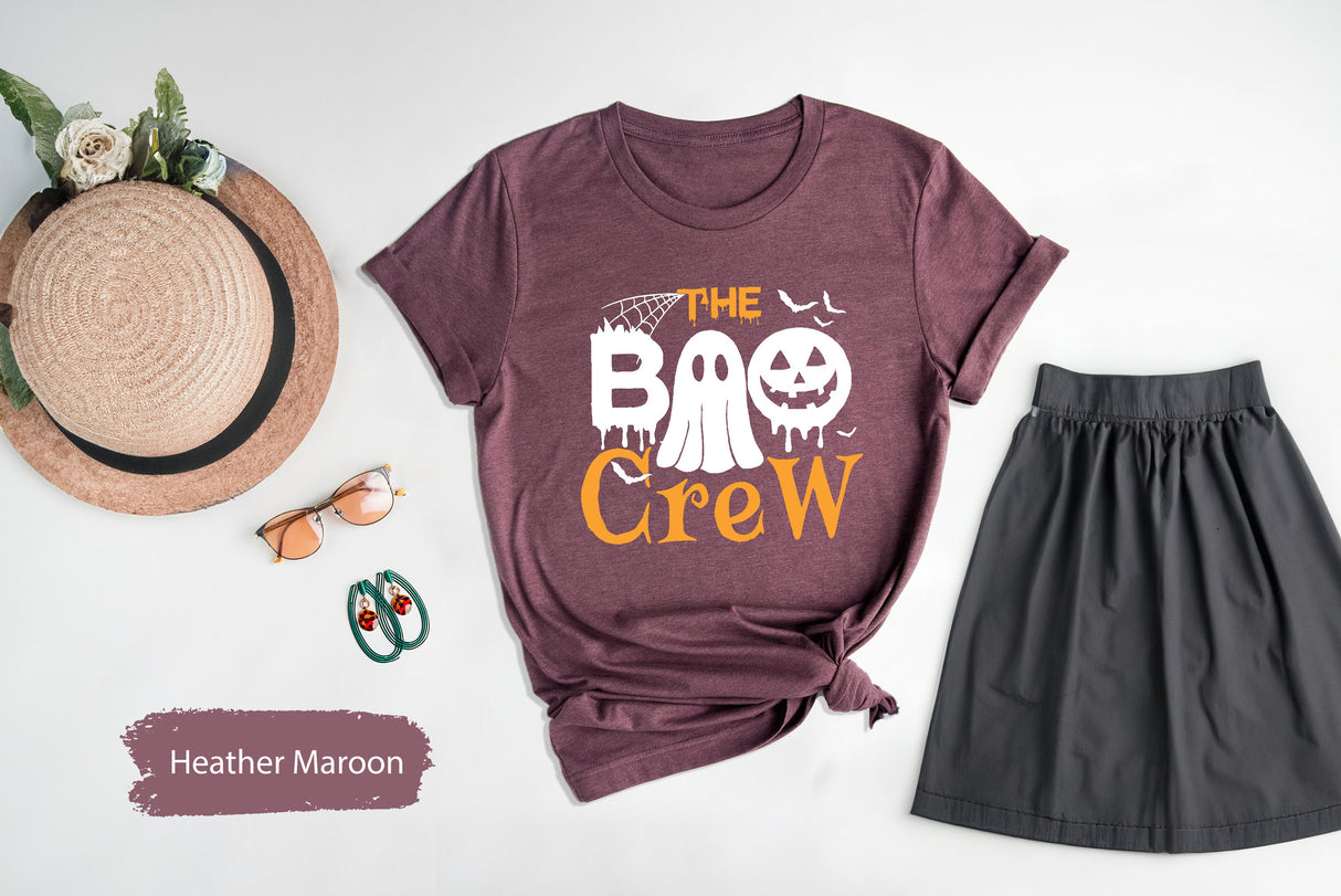 Boo Crew Shirt, Boo Shirt, Halloween Shirt, Halloween Gift, Spooky Season Shirt, Spooky Shirt, Spooky Vibes Shirt, Ghost Shirt