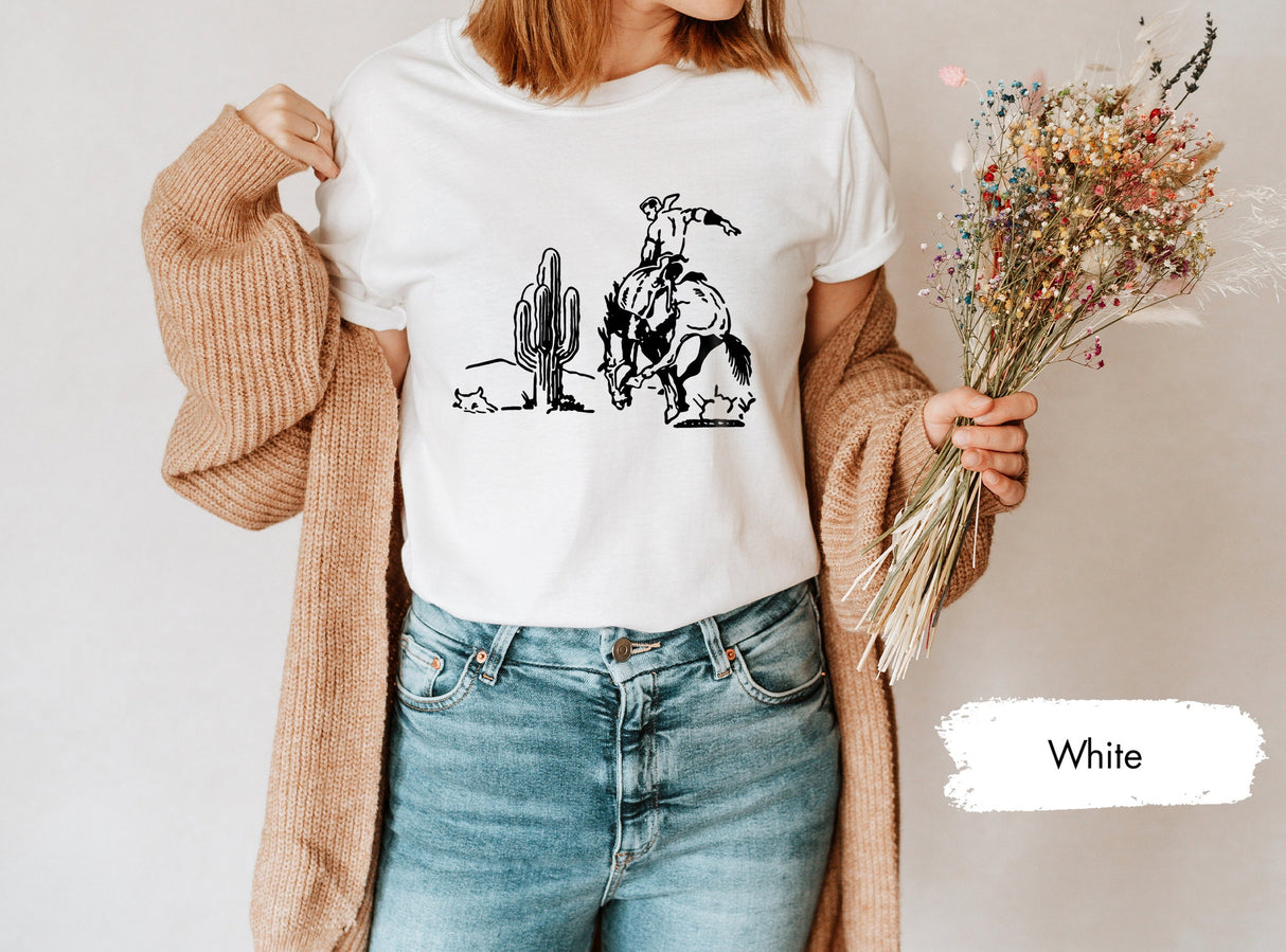 Rodeo Shirt, Rodeo TShirt, Western Shirt, Western Graphic Tee, Desert Shirt, Cowboy Shirt, Cowgirl Shirt, Wild West Shirt, Arizona T-Shirt