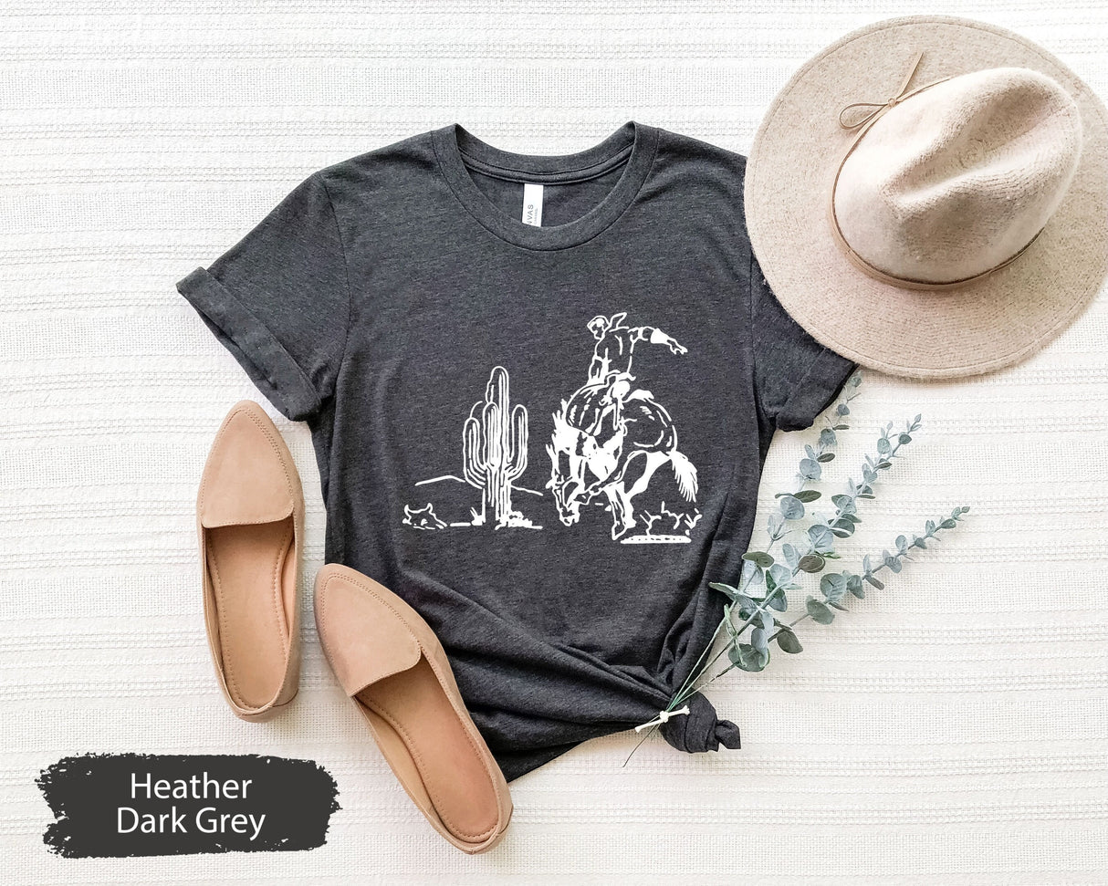 Rodeo Shirt, Rodeo TShirt, Western Shirt, Western Graphic Tee, Desert Shirt, Cowboy Shirt, Cowgirl Shirt, Wild West Shirt, Arizona T-Shirt