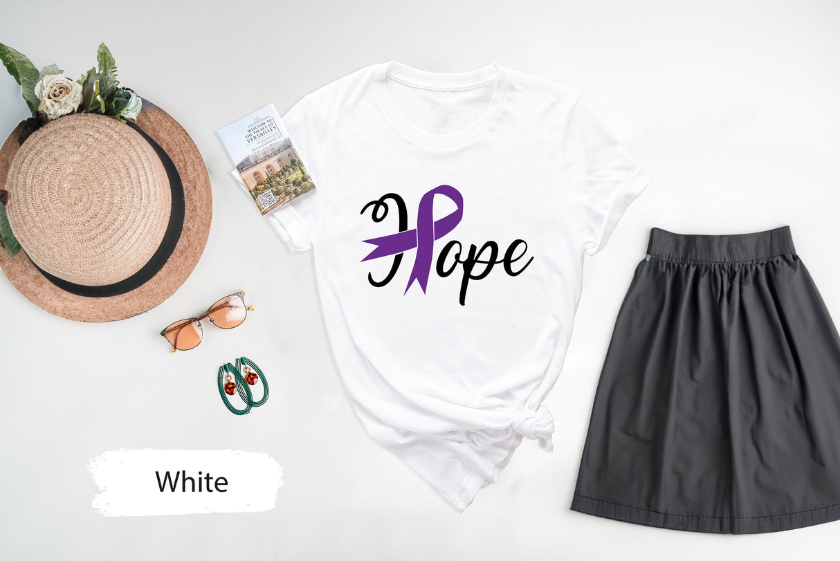 Hope Shirt, Motivational Shirts For Women, Cancer Survivor Tee, Inspirational Quotes Shirt, Cancer Warrior shirt, Breast Cancer Ribbon