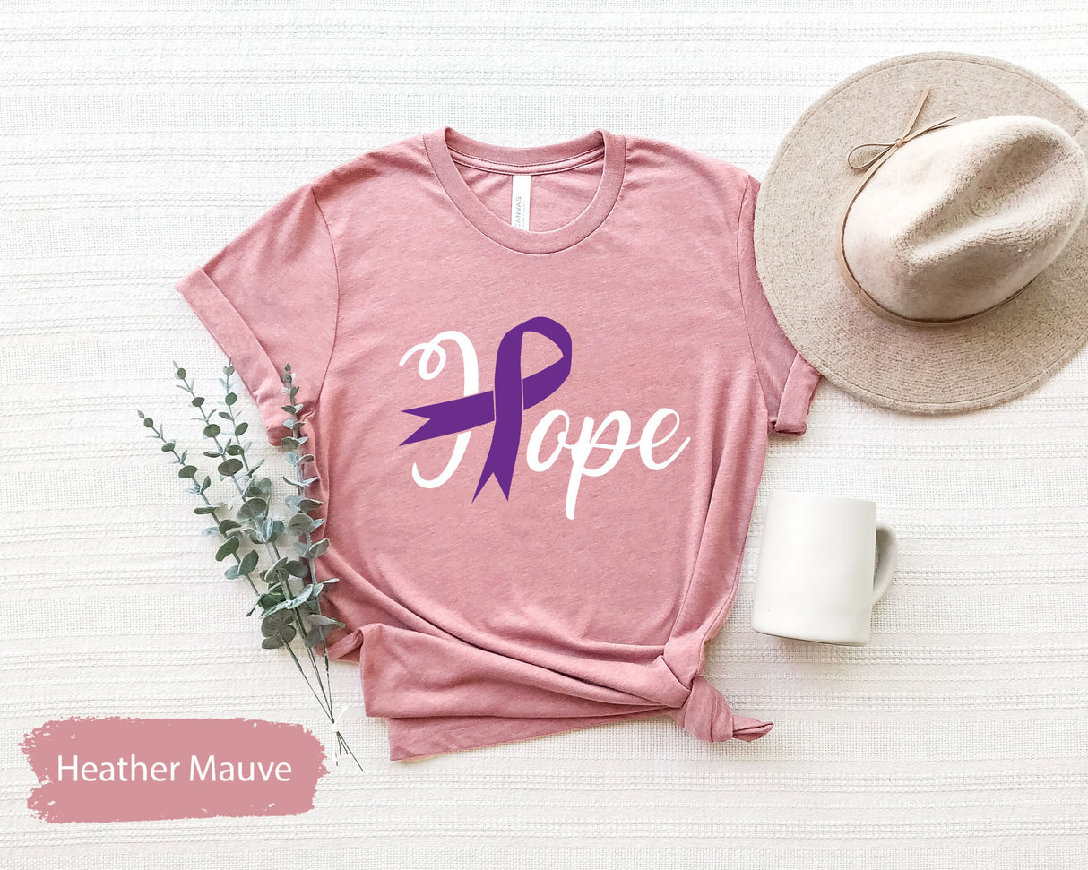 Hope Shirt, Motivational Shirts For Women, Cancer Survivor Tee, Inspirational Quotes Shirt, Cancer Warrior shirt, Breast Cancer Ribbon