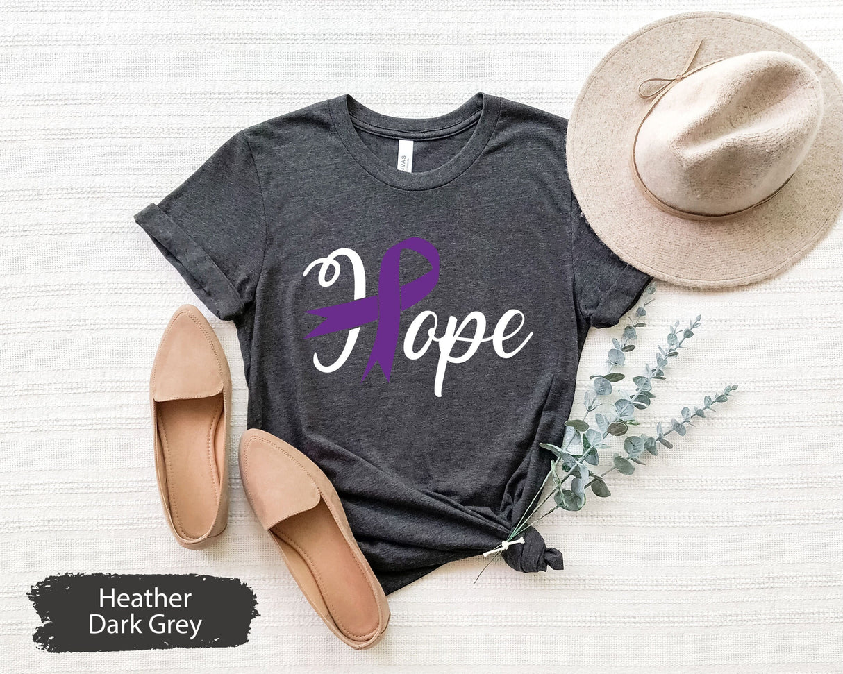 Hope Shirt, Motivational Shirts For Women, Cancer Survivor Tee, Inspirational Quotes Shirt, Cancer Warrior shirt, Breast Cancer Ribbon