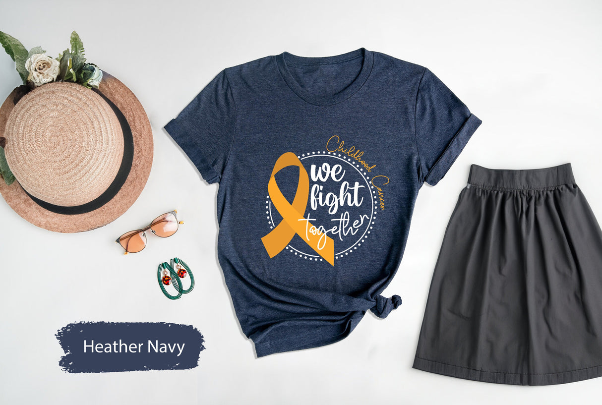 Childhoord Cancer we Light Together, Cancer Support Shirt, Cancer Awareness Shirt, Child Cancer Shirt, Motivational Shirt, Support Shirt