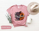 Sorta Sweet Sorta Spooky Shirt, Spooky Season Shirt, Pumpkin Shirt, Spooky Vibes Shirt, Spooky Shirt, Floral Halloween Shirt, Halloween Tee