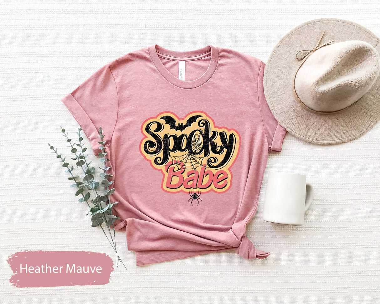 Spooky Season Shirt, Spooky Babe Shirt, Spooky Vibes Shirt, Spooky TShirt, Halloween Shirt, Halloween Gift, Halloween Party Tee