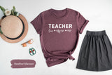 Teacher Shirt, Love Inspire Care Shirt, Teacher Appreciation Shirt, Teacher Gift, Back To School Shirt, First Day Of School, Teacher Tee