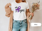 Hope Shirt, Motivational Shirts For Women, Cancer Survivor Tee, Inspirational Quotes Shirt, Cancer Warrior shirt, Breast Cancer Ribbon