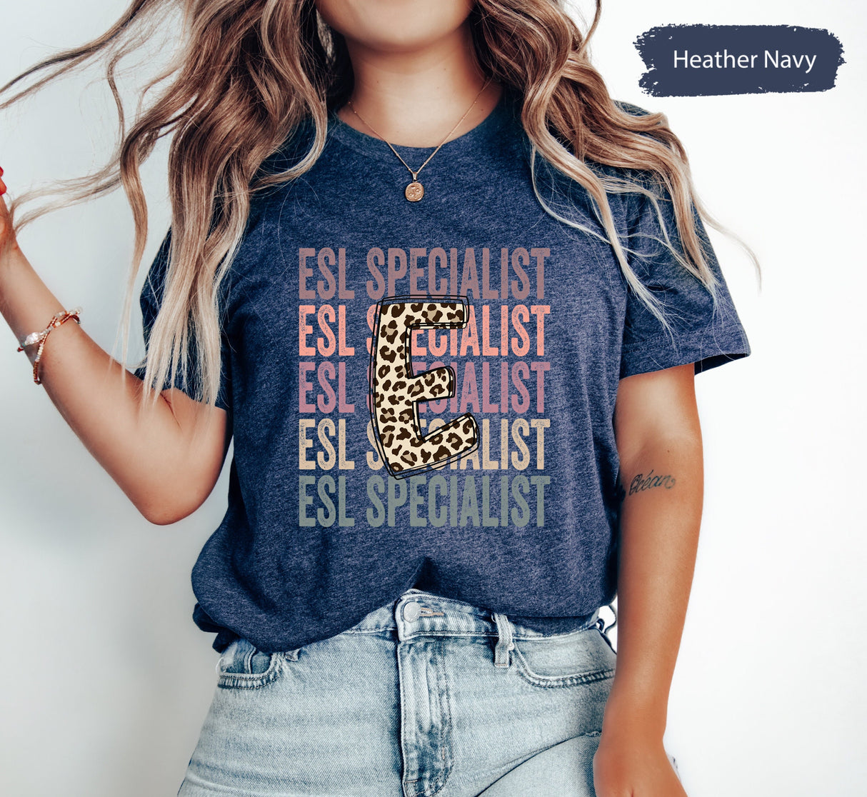 Esl Teacher Shirt, Teacher Shirts, Esl Specialist TShirt, Teacher Appreciation, Back To School Shirt, First Day of School, Teacher Gift