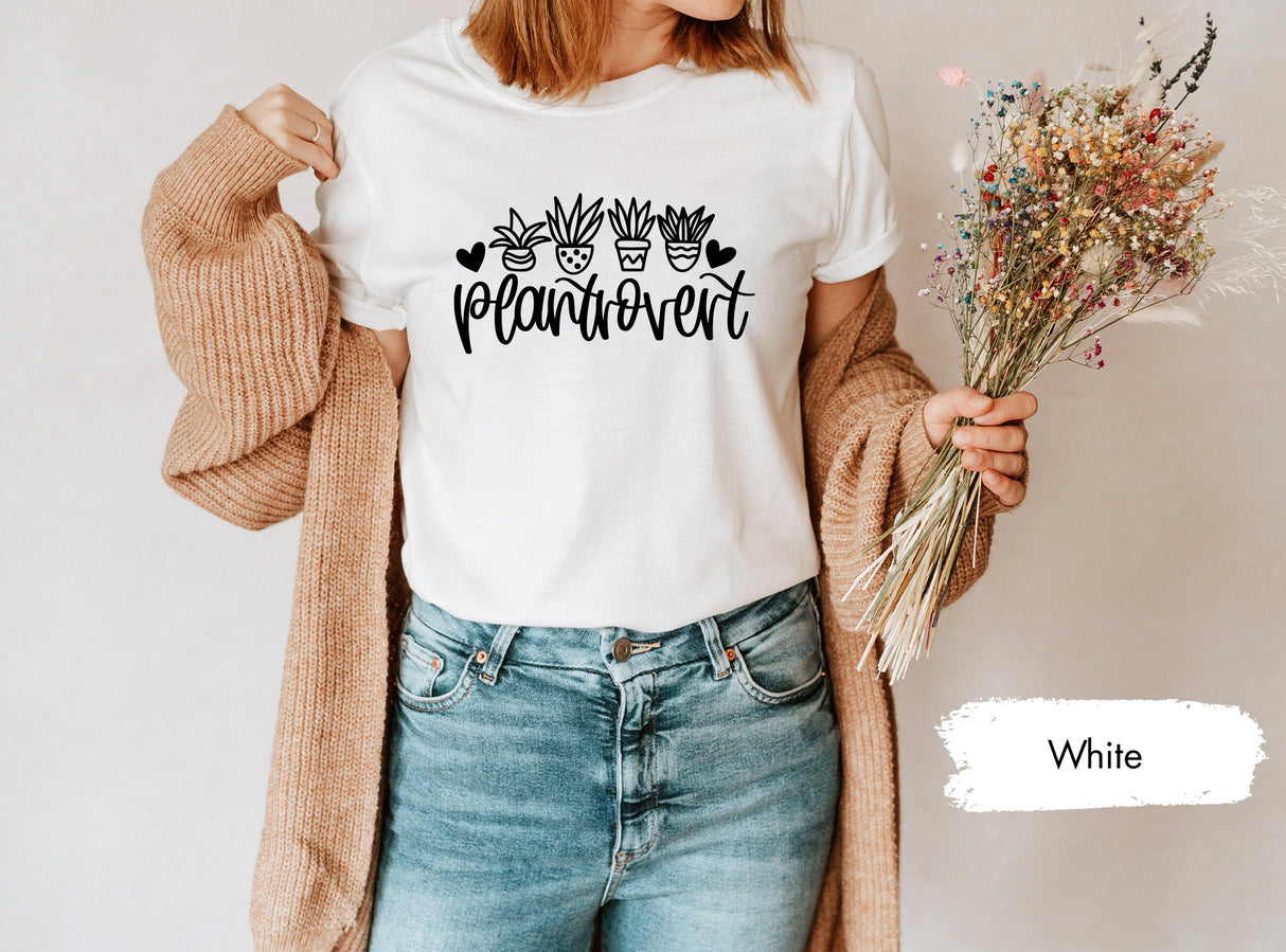 Plantrovert Shirt, Plant TShirt, Gardening Shirt, Gardener Shirt, Plant Introvert Shirt, Introvert TShirt, Anti Social T-Shirt, Plant Lover