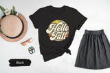 Hello Fall Shirt, Fall TShirt, Fall Shirts, Fall Season Shirt, Fall Outfit, Cute Fall Shirt, Womens Fall Shirts, Fall Graphic Tee