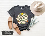 Hello Fall Shirt, Fall TShirt, Fall Shirts, Fall Season Shirt, Fall Outfit, Cute Fall Shirt, Womens Fall Shirts, Fall Graphic Tee