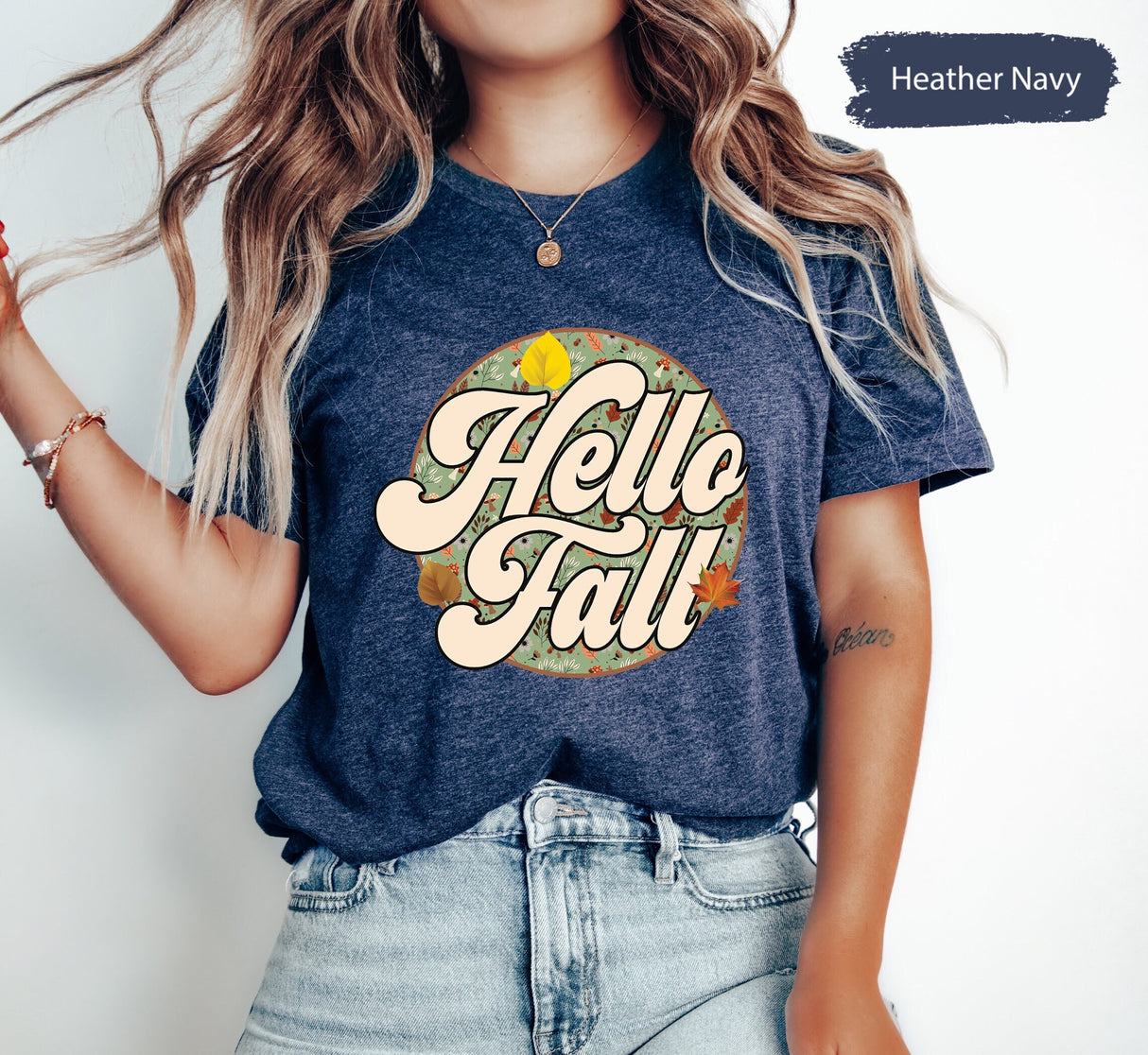 Hello Fall Shirt, Fall TShirt, Fall Shirts, Fall Season Shirt, Fall Outfit, Cute Fall Shirt, Womens Fall Shirts, Fall Graphic Tee