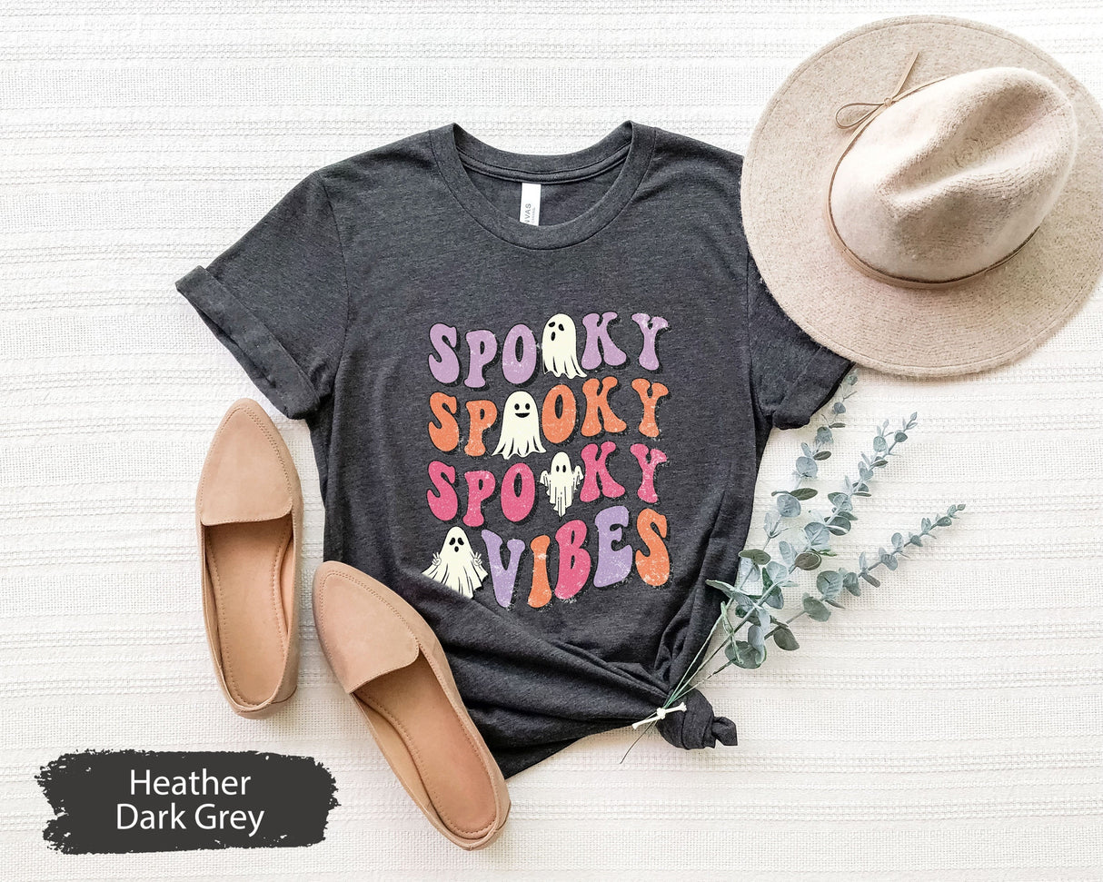 Spooky Shirt, Spooky Vibes Shirt, Spooky Season Shirt, Funny Ghost Shirt, Funny Halloween Shirt, Halloween Shirt, Halloween Gifts