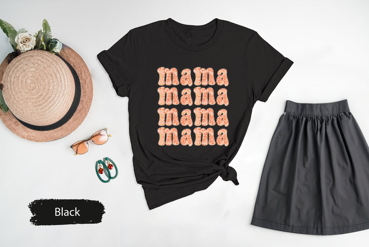 Mama Shirt, Mama Gift, Cute Mama Shirt, Fall Mama Shirt, Retro Mama Shirt, Mom TShirt, Mom Gifts, Gift For Mom, Mom Birthday Gift