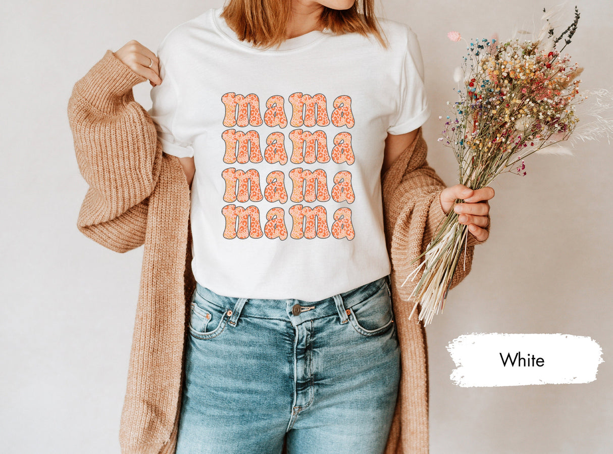 Mama Shirt, Mama Gift, Cute Mama Shirt, Fall Mama Shirt, Retro Mama Shirt, Mom TShirt, Mom Gifts, Gift For Mom, Mom Birthday Gift