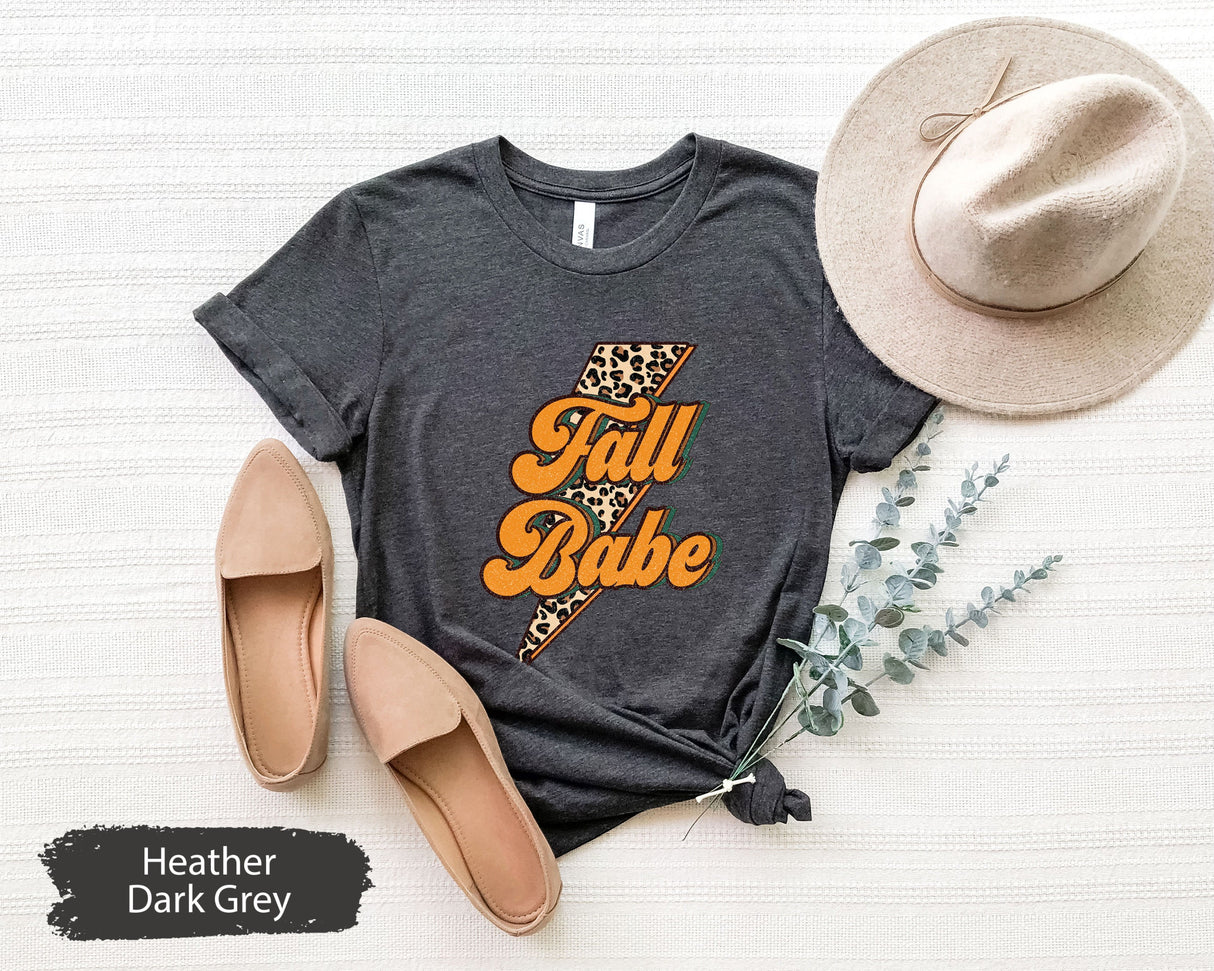 Womens Fall Shirts, Fall Babe Shirt, Fall Shirt, Fall TShirt, Fall Season Shirt, Fall Tees For Women, Retro Fall Shirt, Fall Gifts