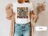 Leopard Pumpkin Shirt, Cheetah Pumpkin Shirt, Pumpkin Shirt, Pumpkin TShirt, Pumpkin Spice Shirt, Pumpkin Season Shirt, Pumpkin Fall Shirt