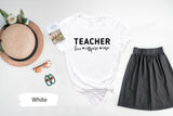 Teacher Shirt, Love Inspire Care Shirt, Teacher Appreciation Shirt, Teacher Gift, Back To School Shirt, First Day Of School, Teacher Tee