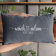 Custom Wedding Gift,Personalized Pillow, Custom Pillow, Personalized Wedding Gifts, Couple Name Pillow, Engagement Gift, Couple Home Decor - Arria Home