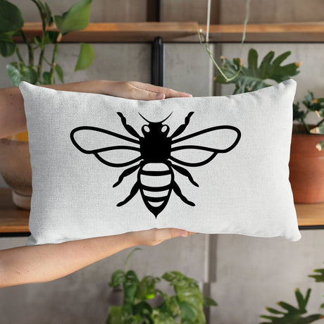 Bee Pillow, Bee Garden Decor, Garden Pillow, Outdoor Bee Cushion, Garden Pillow Cover, Bee Decor, Housewarming Gift, Outdoor Pillow - Arria Home