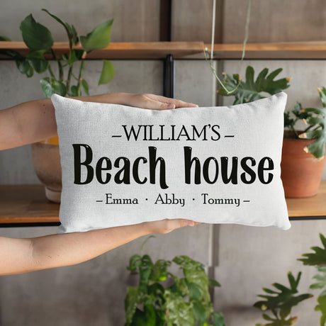 Beach House Pillow, Porch Life Pillow, Patio Pillow Cover, Outdoor Pillow, Summer Pillow, Beach House Decor, New Home Gift, Housewarming - Arria Home