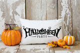 Halloween Party Pillow Cover, Spooky Pillow, Fall Custom Pillow, Pumpkin Throw Pillow, Halloween Decor, Halloween Decor, Halloween Cushion - Arria Home