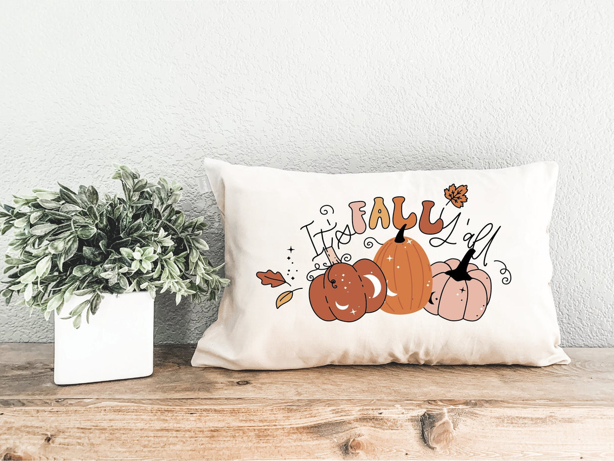 Fall Cute Pumpkin Pillow, Fall Decorations, Fall Lumbar Pillow, Fall Throw Pillow, Fall Cushion, Fall Pillow, Accent Pillow, Custom Gift - Arria Home