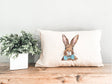 Spring Bunny Pillow, 14 Fabric, 5 Size Options, Easter Pillow, Easter Decor, Bunny Lumbar Pillow, Sprin Throw Pillow, Easter Farmhouse Gift - Arria Home