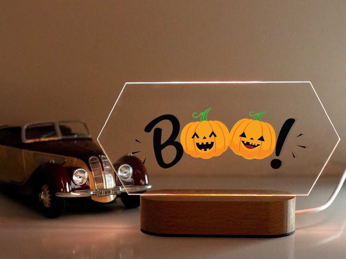 Halloween Custom Night Light Decoration Personalized Led Night Light, Halloween Decor, Spooky Decor, Halloween Family Sign Home Decor - Arria Home