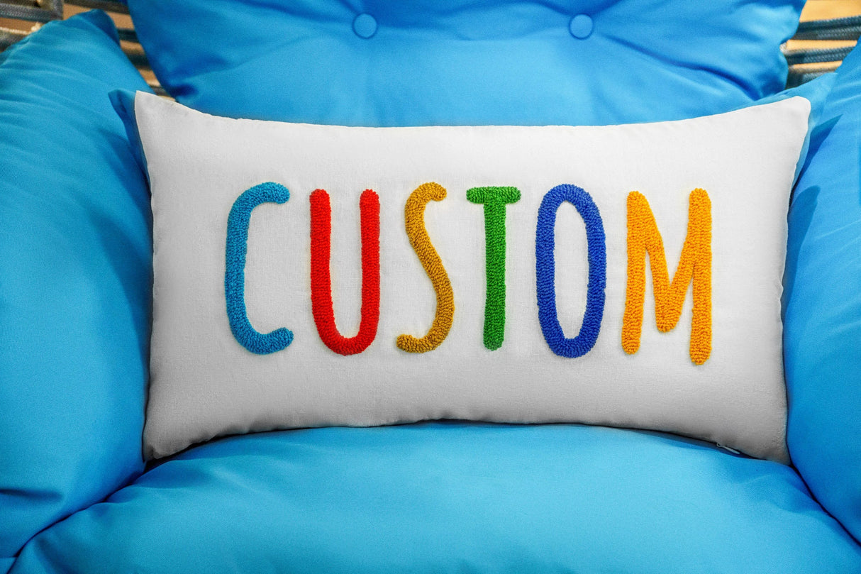 Custom Embroidery Wedding Gift Pillow, Caligraphy Pillow, Wedding Shower Gift, Engagement Gift, Couple Gift, Personalized Wedding, Pillow - Arria Home