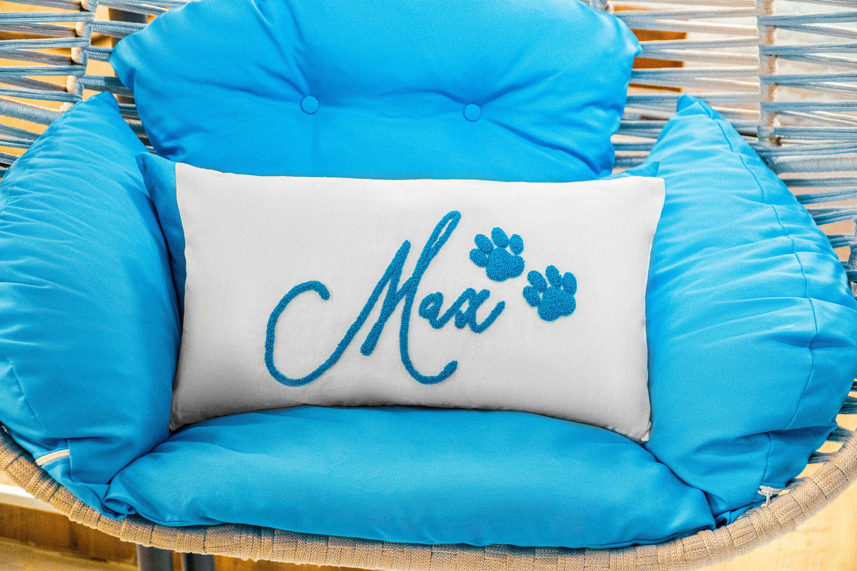 Custom Pet Pillow, Embroidery Pillow, Personalized Pet Pillow, Custom Dog Pillow, Memory Pillow, Memorial Gift, Personalized Pet Lover Gift - Arria Home