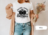 Football Shirt, Pumpkin Shirt, Tis The Season Shirt, Football Season Shirt, Fall Season Shirt, Falling Leaves Football Please Shirt