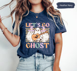 Let's Go Ghost Shirt, Funny Ghost Shirt, Ghost Shirt, Hlaloween Shirt, Hallowen Gift, Spooky Shirt, Gift For Halloween, Boo Shirt