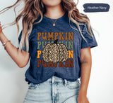 Leopard Pumpkin Shirt, Cheetah Pumpkin Shirt, Pumpkin Shirt, Pumpkin TShirt, Pumpkin Spice Shirt, Pumpkin Season Shirt, Pumpkin Fall Shirt