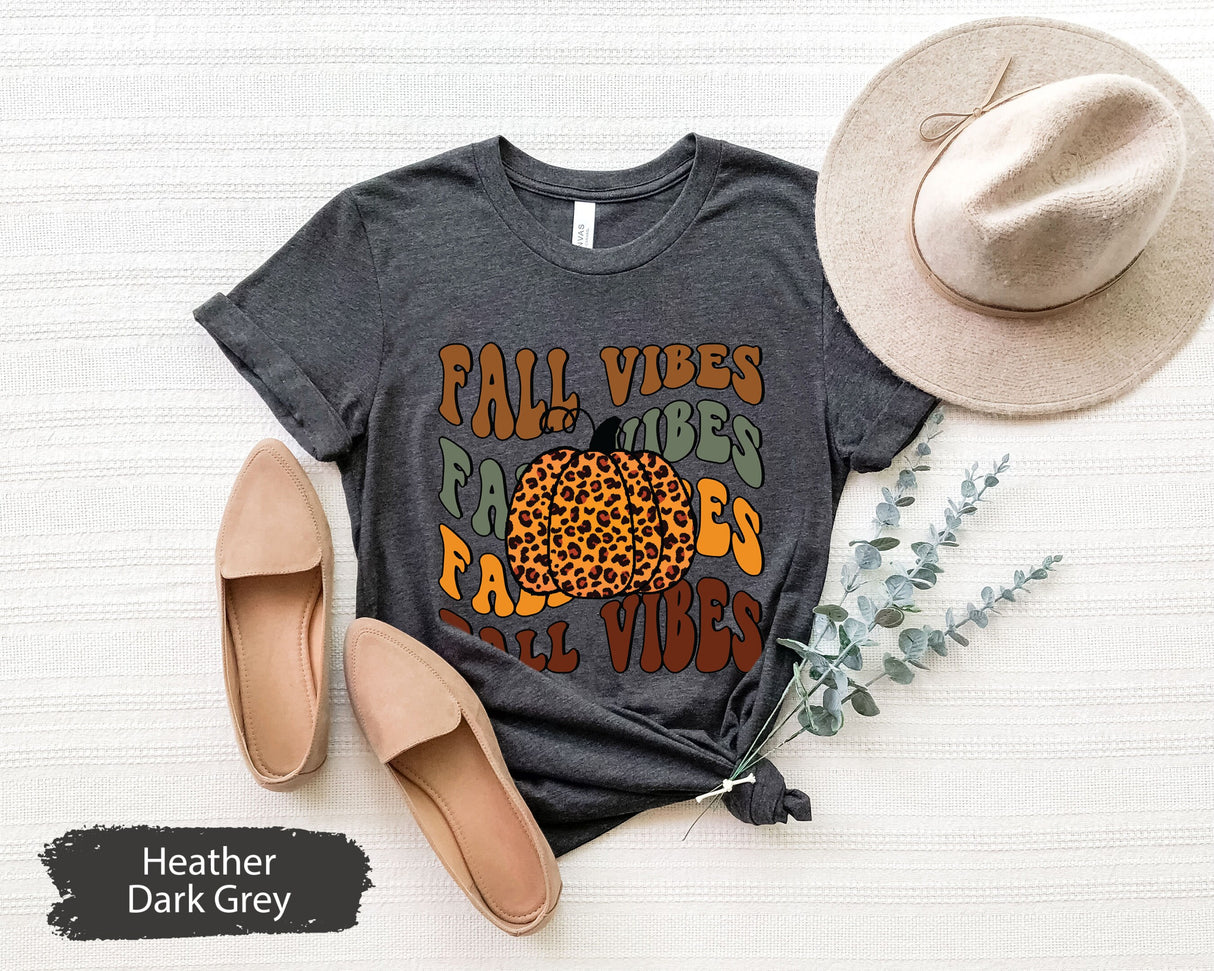 Leopard Pumpkin Shirt, Cheetah Pumpkin Shirt, Pumpkin TShirt, Fall Vibes Shirt, Fall TShirt, Fall Season Shirt, Pumpkin Patch Shirt