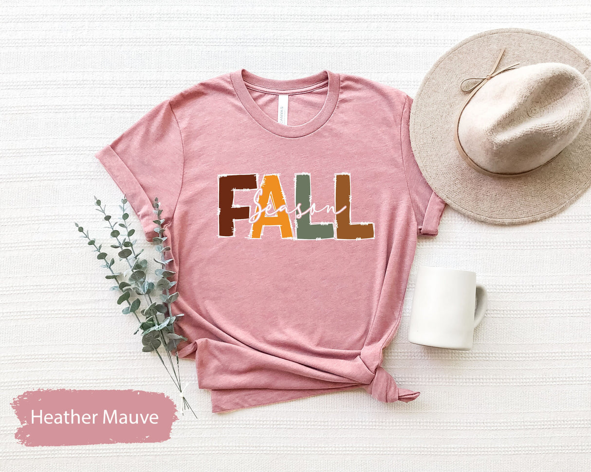 Fall Season Shirt, Fall TShirt, Fall Shirt, Fall Vibes Shirt, Womens Fall Shirts, Girls Fall Shirt, Fall Lover Shirt, Pumpkin Shirt