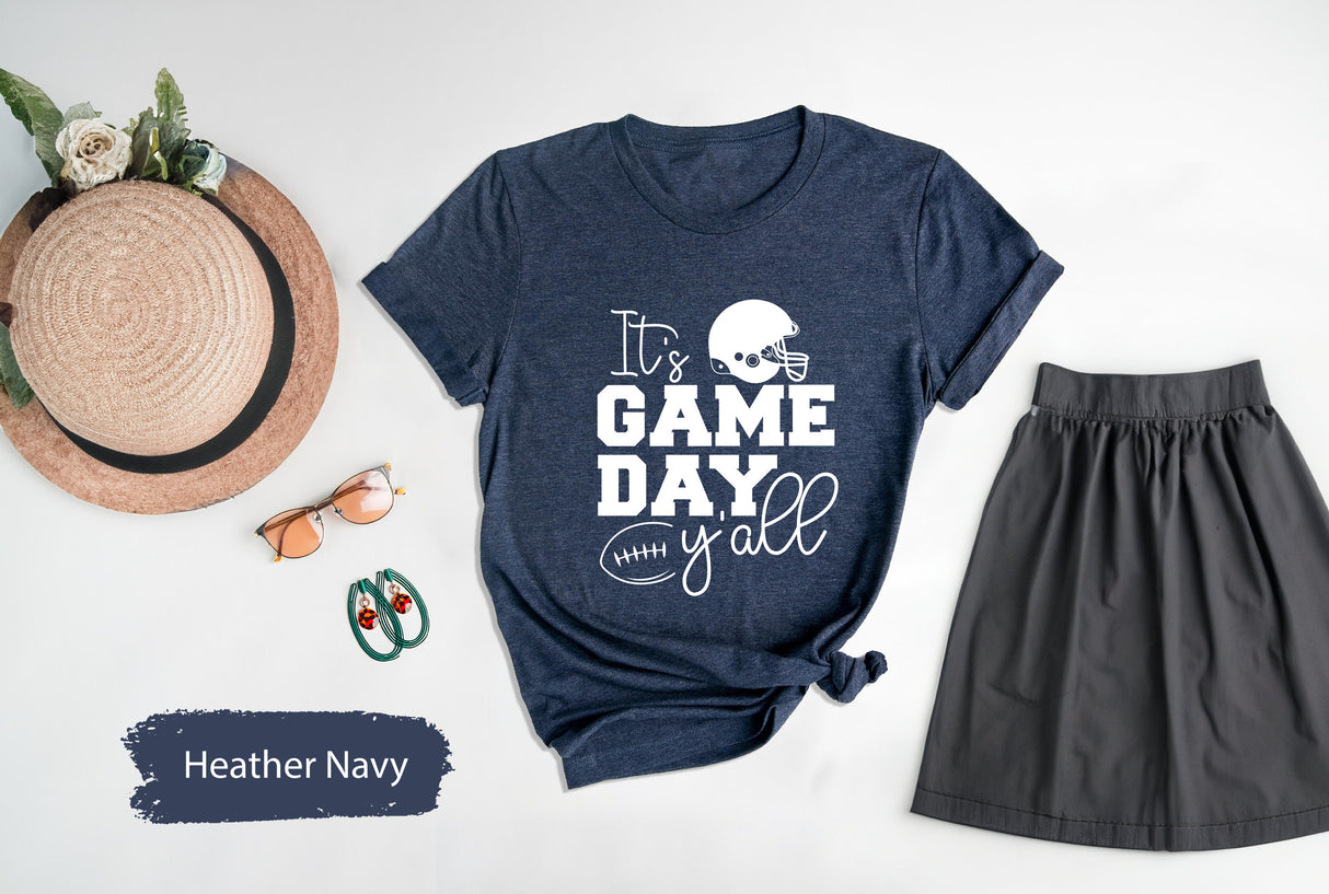 Football Game Day Shirt, Game Day Shirt, It's Game Day Y'all Shirt, Football Shirts, Football Season Shirt, Football Gift, Sports Mom Shirt