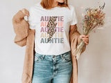 Leopard Auntie Shirt, Auntie Shirt, Aunt TShirt, New Aunt Shirt, Favorite Aunt Shirt, Gift For Aunts, Gift From Niece, Shirt For Aunt