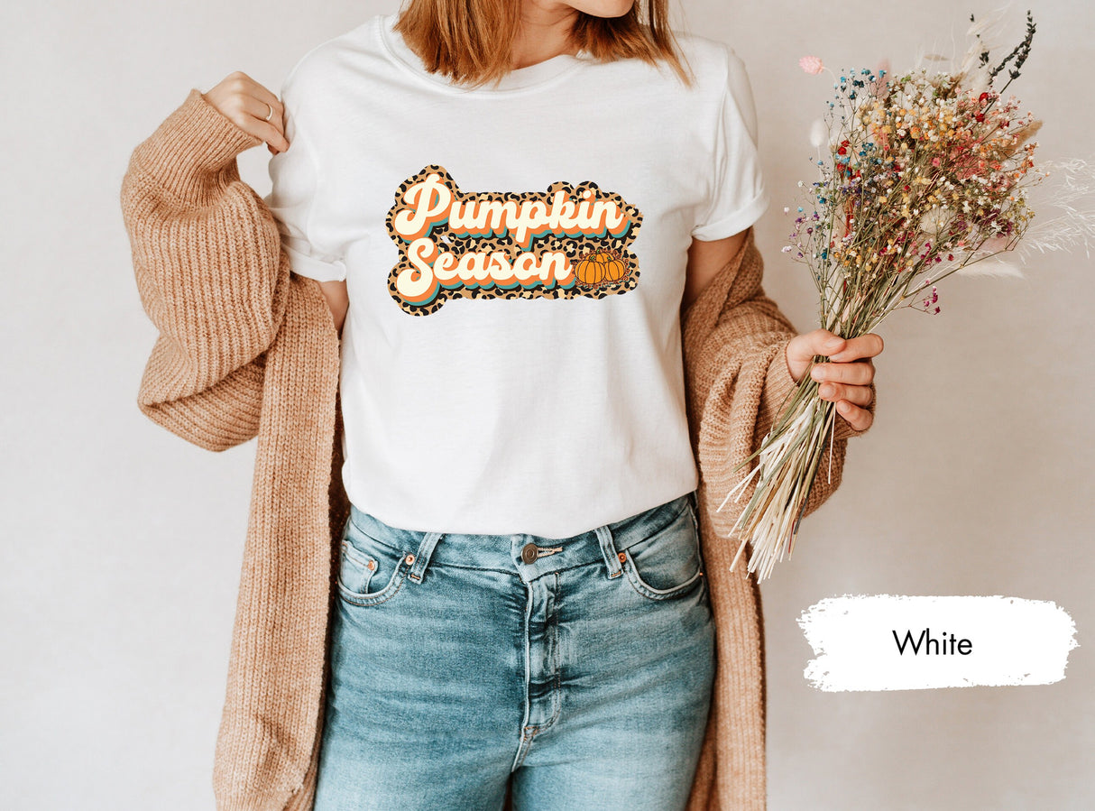 Pumpkin Season Shirt, Fall Pumpkin Shirt, Autumn TShirt, Autumn Gift, Fall Gift, Pumpkin patch Shirt, Pumpkin Spice Shirt, Women Fall Shirt