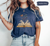 Butterfly Book Shirt, Book TShirt, Reading Shirt, Reading Gift, Bookish Shirt, Book Club Shirt, Librarian Shirt, Library Shirt, Bookworm Tee