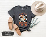 Funny Halloween Teeth T-Shirt, Spooky Halloween Dentist Shirt, Dental Squad Shirt, Trick or Teeth Tee, Pumpkin Ghost Shirt, Witch Tooth Tee