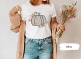 Pumpkin Shirts For Fall Season, Autumn TShirt, Fall Vibes Shirt, Fall T-Shirt, Fall Gift, Pumpkin Shirt, Pumpkin Season Shirt