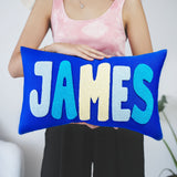 Personalized Baby Boy Nursery Name Pillow, Boy Kid Dorm Room Decor Graduation Gift, Punch Needle Pillow, Custom Throw Pillow, Baby Gift Idea - Arria Home