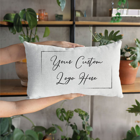 Custom Logo Pillow, Company Pillow, Personalize Pillow Covers, Office Decor Pillow, Custom Pillows, Company Logo Pillow, Company Decor - Arria Home