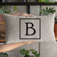 Monogram Pillow, Initial Pillow Cover, Housewarming Gift, Custom Pillow, Initial Pillow Case, Personalized Letter Pillow, Wedding Gift - Arria Home