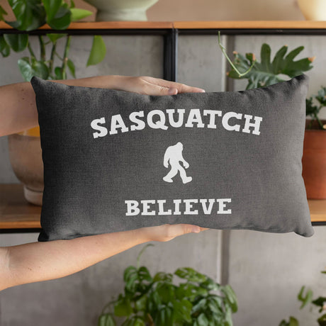 Bigfoot, Sasquatch Pillow, Yeti Pillow, Camping Pillow, PNW Pillow, Camping Pillowcase, Bigfoot Cushion , Bigfoot Souvenir, Camping Gift - Arria Home