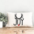 Joy Christmas Decorative Pillow, Christmas Lumbar Pillow, Christmas Throw Pillow, Noel Decor, Xmas Decor, Christmas Living Room Decor, Gift - Arria Home