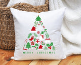 Christmas Tree Pillow, Christmas Pillow, Christmas Decor, Merry Christmas, Noel Lumbar Pillow, Xmas Throw Pillow, Christmas Personalize Gift - Arria Home