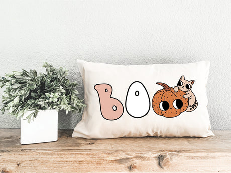 Halloween BOO Pillow, Halloween Decor, Hallowen Accent Pillow, Halloween Decorations, Fall Decor, Farmhouse Decor, Fall Home Decor, Gift - Arria Home