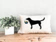 Easter Dog Pillow, Spring Dog Decor, Labrodor Decor, Easter Decor, Spring Decor, Easter Gift, Labrador Retriever, Decorative Pillow Gift - Arria Home